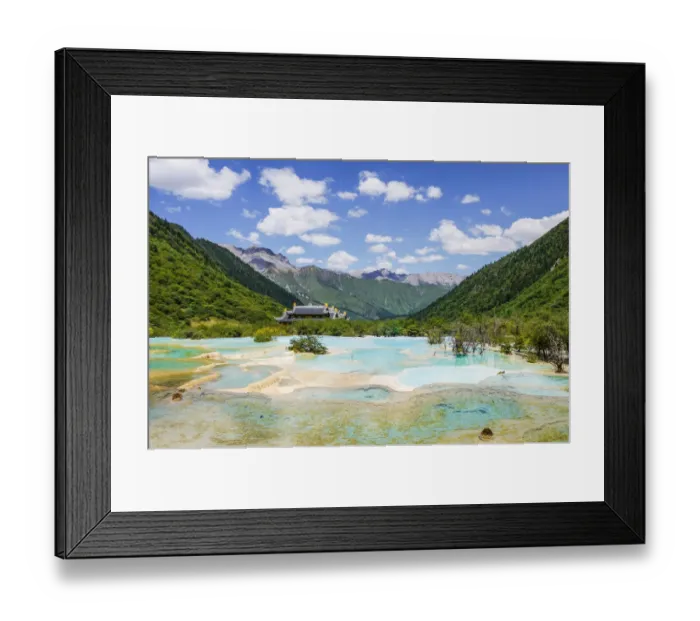 Framed Print : Huanglong Framed Print : Huanglong