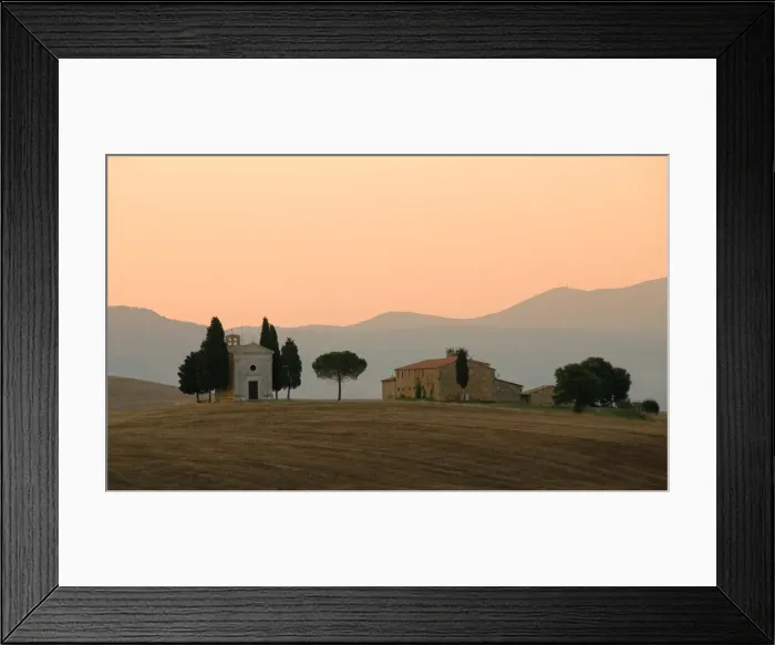 Framed Print : Chapel of Vitaleta in Tuscany Val D orcia Framed Print : Chapel of Vitaleta in Tuscany Val D orcia