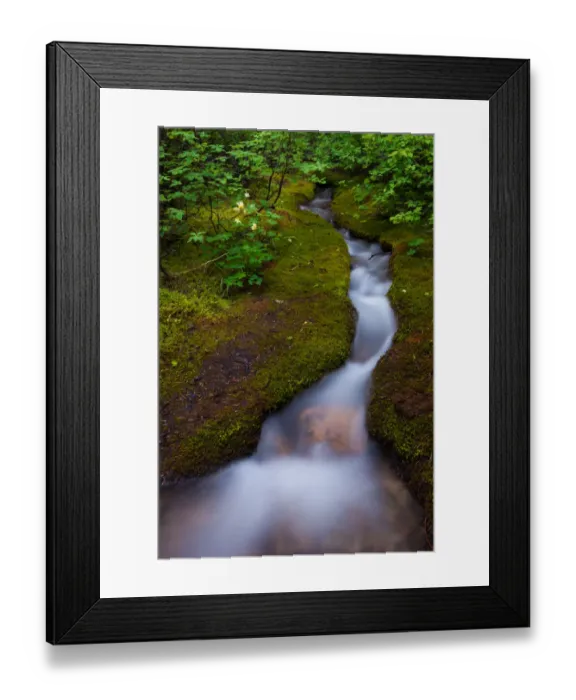 Framed Print : Alpine Stream, a time lapse effect, Jasper National Park, Alberta, Canada Framed Print : Alpine Stream, a time lapse effect, Jasper National Park, Alberta, Canada