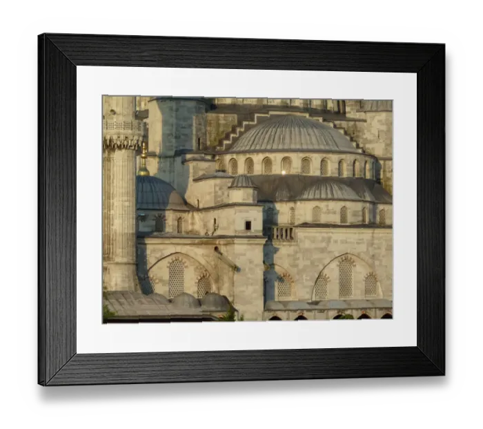 Framed Print : Close-up of the Blue mosque in Istanbul, Turkey Framed Print : Close-up of the Blue mosque in Istanbul, Turkey