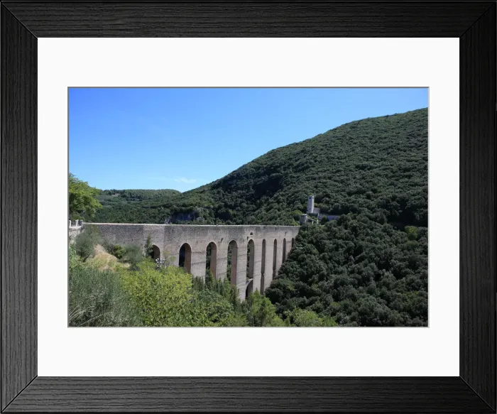 Framed Print : Italy, Umbria, Spoleto, Ponte delle Torri Framed Print : Italy, Umbria, Spoleto, Ponte delle Torri