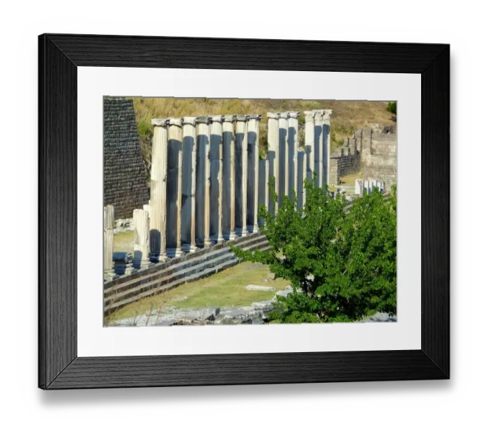 Framed Print : Ruins of the Asklepion in Bergama, former Pergamon Framed Print : Ruins of the Asklepion in Bergama, former Pergamon