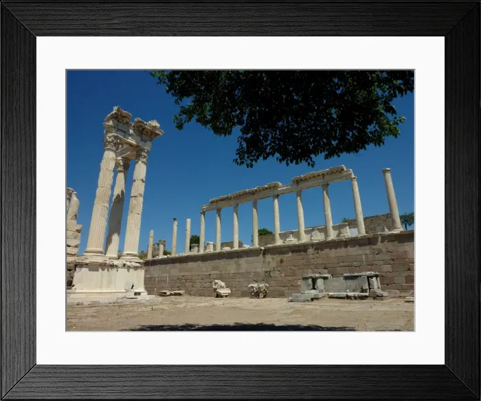 Framed Print : Temple of Trajan in ancient Pergamon Framed Print : Temple of Trajan in ancient Pergamon