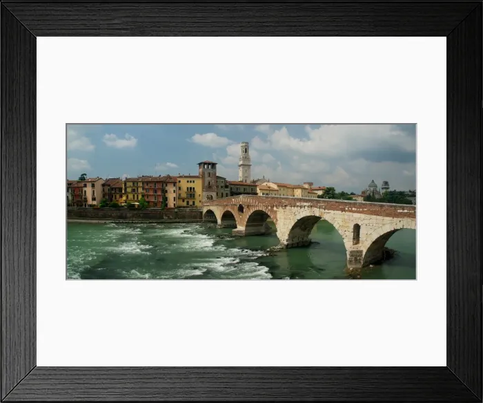 Framed Print : Puente de Piedra Framed Print : Puente de Piedra