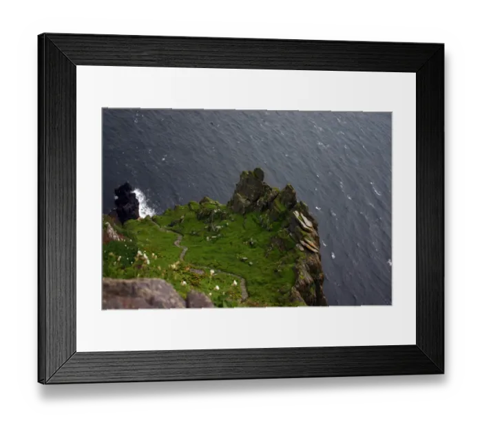 Framed Print : Disused pathway on Skellig Michael