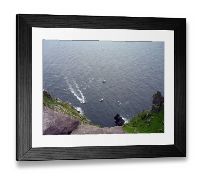 Framed Print : Passenger boats approaching Blind Mans Cove Framed Print : Passenger boats approaching Blind Mans Cove