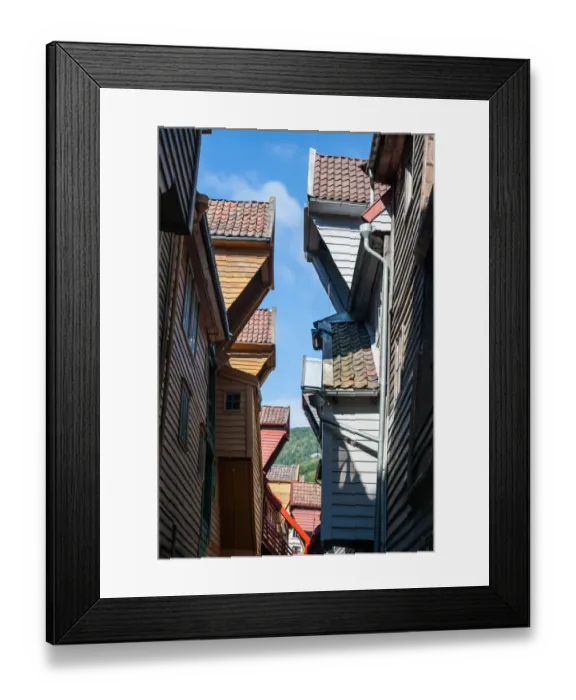Framed Print : Bryggen, Bergen Framed Print : Bryggen, Bergen