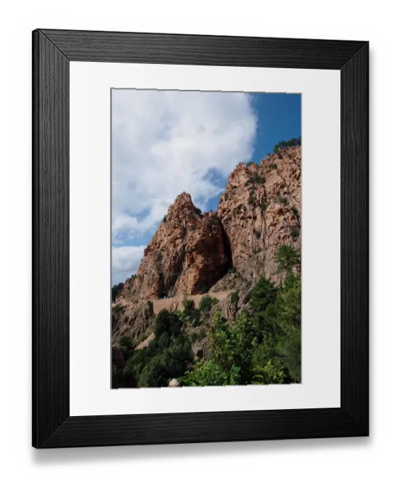 Framed Print : Calanque de Piana Framed Print : Calanque de Piana