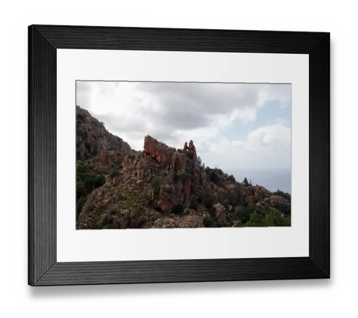 Framed Print : Corsica mountain Piana Framed Print : Corsica mountain Piana