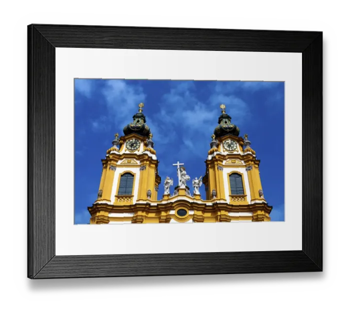 Framed Print : Towers of the Abbey of Melk. Austria Framed Print : Towers of the Abbey of Melk. Austria