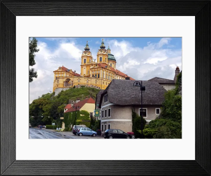 Framed Print : Benedictine Abbey of Melk, Austria Framed Print : Benedictine Abbey of Melk, Austria