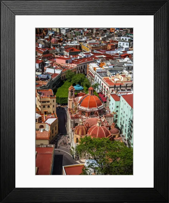 Framed Print : Guanajuato City and Church Framed Print : Guanajuato City and Church
