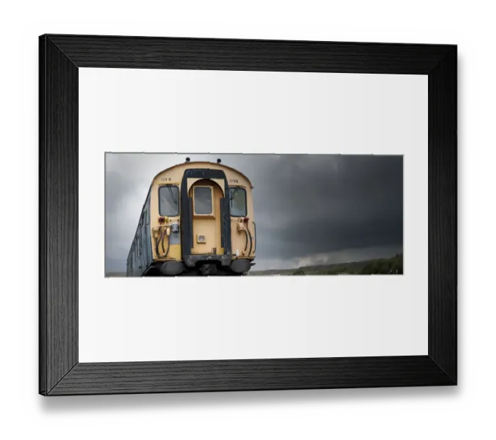 Framed Print : Abandoned DMU (Diesel Multiple Unit)
