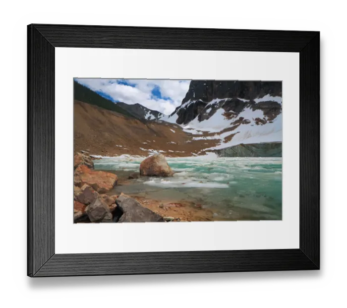 Framed Print : Angel Glacier in Jasper National Park Framed Print : Angel Glacier in Jasper National Park