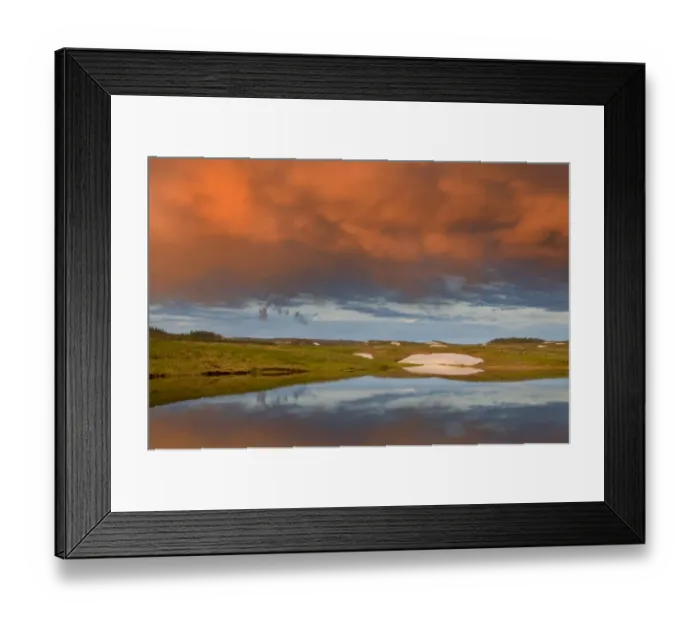 Framed Print : Storm clouds over Alum Creek in Yellowstone Framed Print : Storm clouds over Alum Creek in Yellowstone