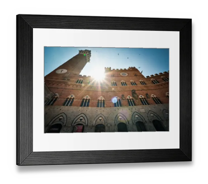 Framed Print : Torre del Mangia, Siena Framed Print : Torre del Mangia, Siena