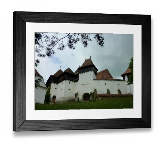 Framed Print : Fortified church of Viscri Framed Print : Fortified church of Viscri