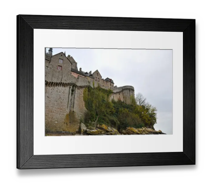 Framed Print : Small Chapel of Mont Saint-Michel of Normany region in France Framed Print : Small Chapel of Mont Saint-Michel of Normany region in France