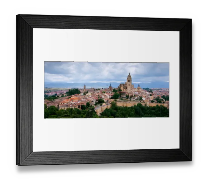 Framed Print : Charming Town