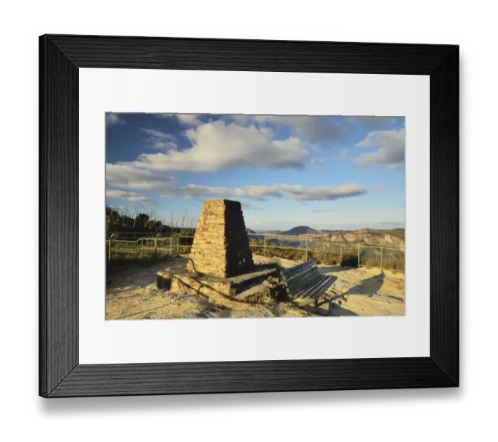 Framed Print : View of Grose Valley and Pulpit Rock Framed Print : View of Grose Valley and Pulpit Rock