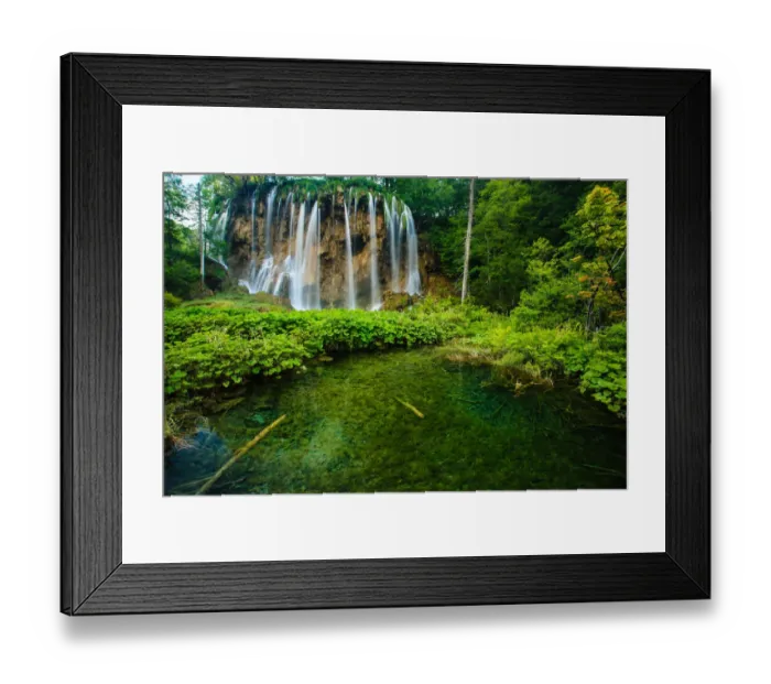 Framed Print : Plitvice lakes national park Framed Print : Plitvice lakes national park