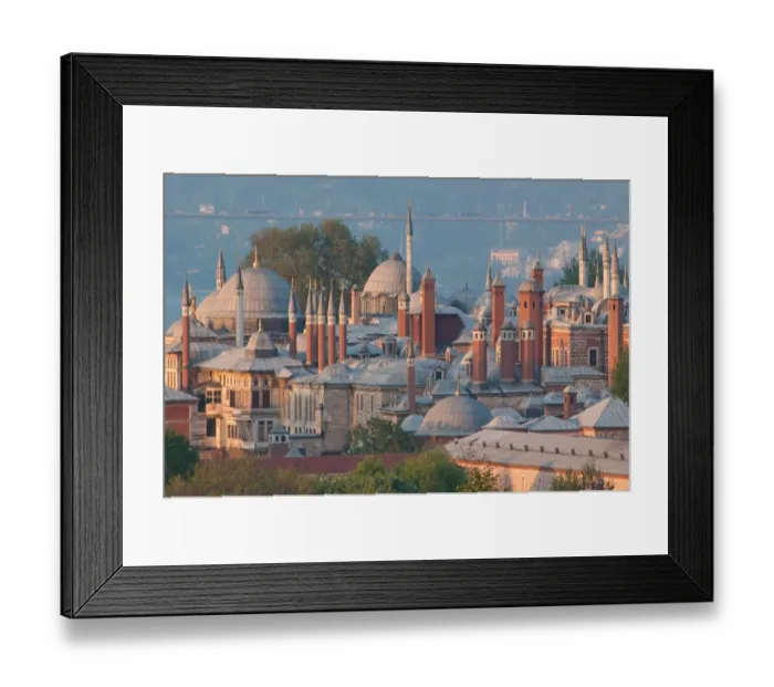 Framed Print : Chimneys of Topkapi Palace Framed Print : Chimneys of Topkapi Palace