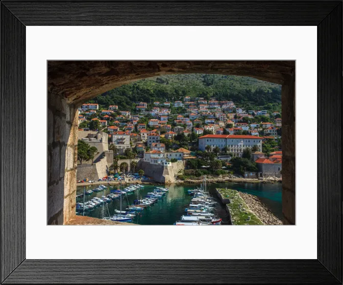Framed Print : Dubrovnik, an UNESCO World Heritage Site, was a major sea power bustling Framed Print : Dubrovnik, an UNESCO World Heritage Site, was a major sea power bustling