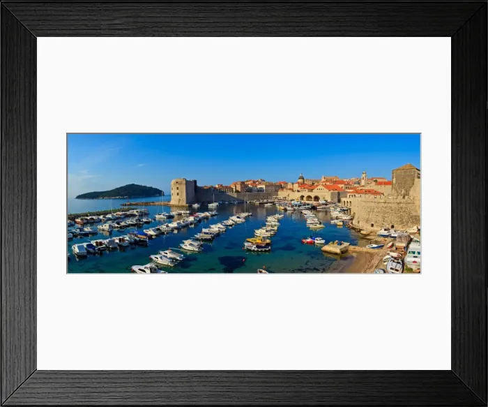 Framed Print : Dubrovnik Panorama Framed Print : Dubrovnik Panorama