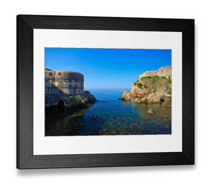 Framed Print : Fortress of Dubrovnik