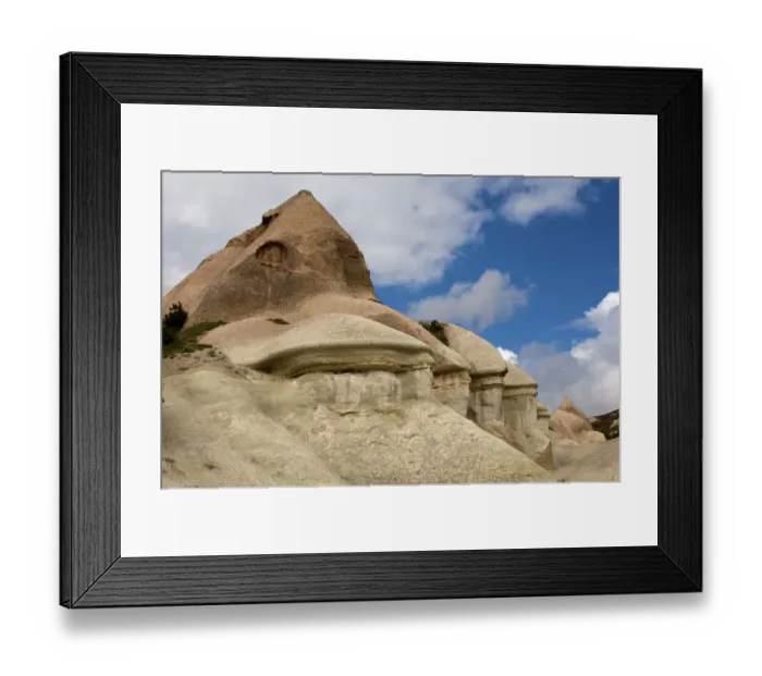 Framed Print : Heavily eroded tuff cones, Goreme National Park, near Goreme, Cappadocia, Nevsehir Province, Central Anatolia Region, Turkey Framed Print : Heavily eroded tuff cones, Goreme National Park, near Goreme, Cappadocia, Nevsehir Province, Central Anatolia Region, Turkey