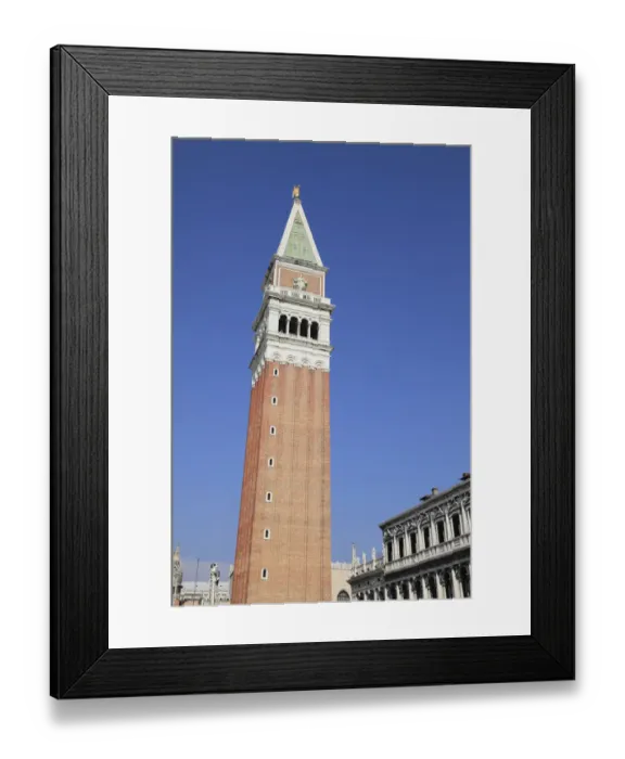 Framed Print : Saint Marks Campanile, Venice, Veneto, Italy Framed Print : Saint Marks Campanile, Venice, Veneto, Italy
