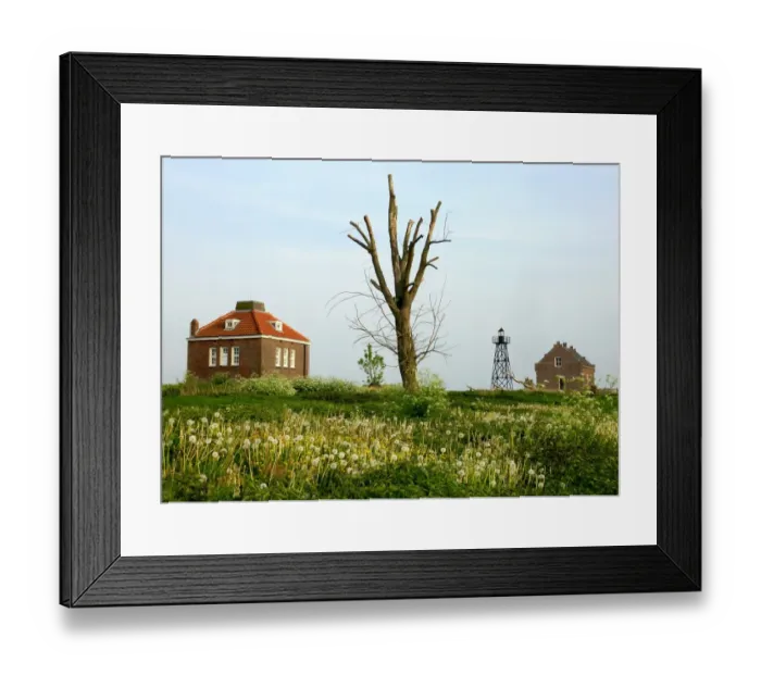 Framed Print : The former harbor of Schokland, Unesco site Framed Print : The former harbor of Schokland, Unesco site