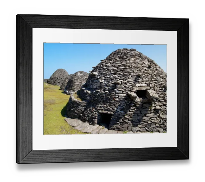 Framed Print : Gaelic Monastery on Skellig Michael Framed Print : Gaelic Monastery on Skellig Michael