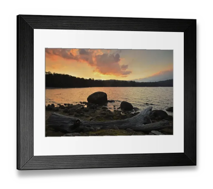 Framed Print : Shore of Lake St Clair at sunrise Framed Print : Shore of Lake St Clair at sunrise