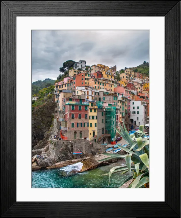 Framed Print : View of Riomaggiore Framed Print : View of Riomaggiore