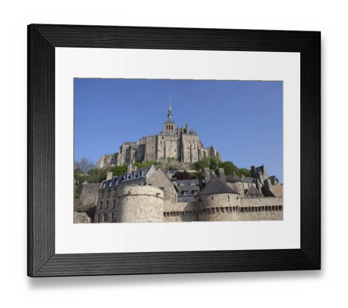 Framed Print : Mont Saint Michel, iconic rocky tidal island Framed Print : Mont Saint Michel, iconic rocky tidal island