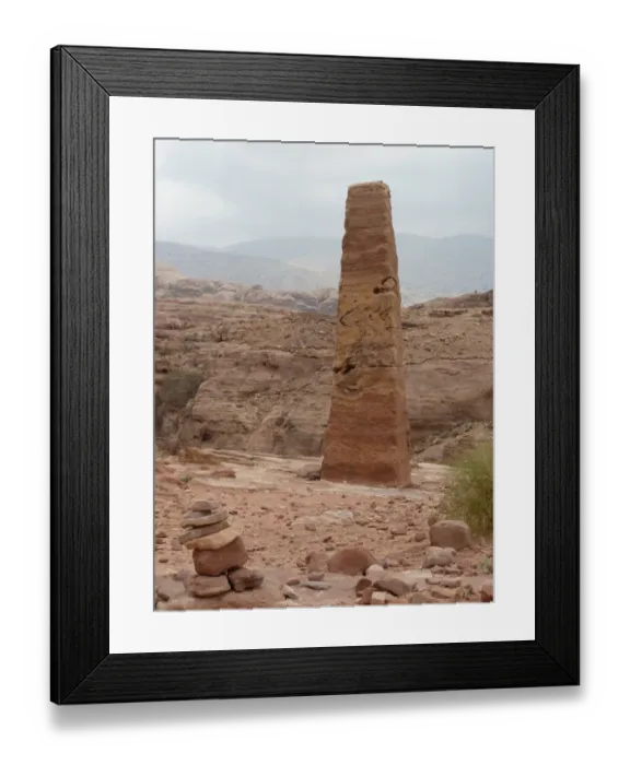 Framed Print : Nabatean altars Framed Print : Nabatean altars