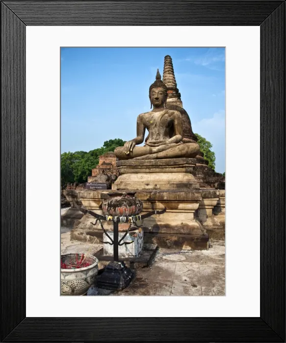 Framed Print : Thailand, Sukhothai, Sukhothai Historical Park, Wat Mahathat Framed Print : Thailand, Sukhothai, Sukhothai Historical Park, Wat Mahathat