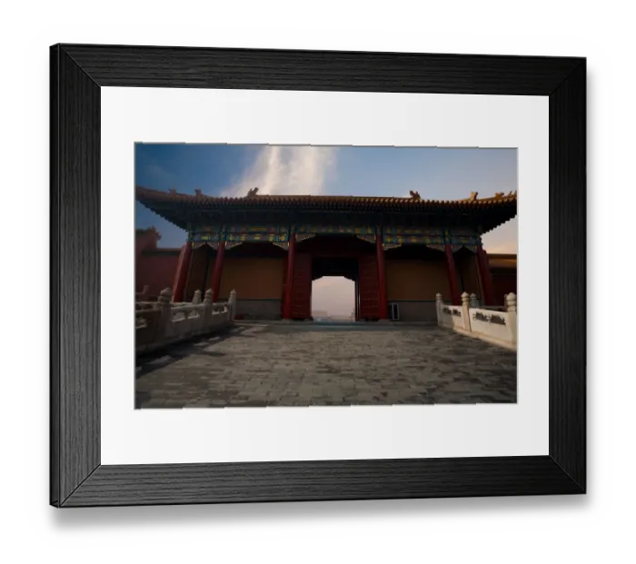 Framed Print : Sunrise Side Gate Supreme Harmony Forbidden City Framed Print : Sunrise Side Gate Supreme Harmony Forbidden City