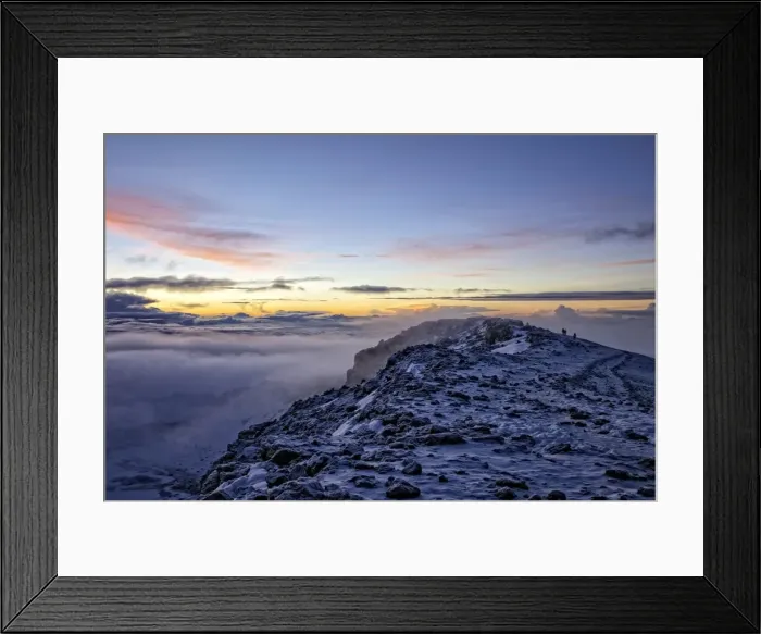 Framed Print : Kilimanjaro Sunrise, Africa Framed Print : Kilimanjaro Sunrise, Africa