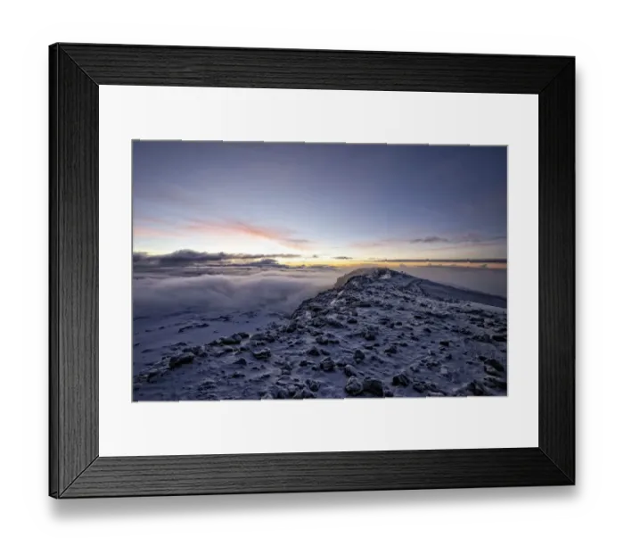 Framed Print : Kilimanjaro Sunrise, Africa Framed Print : Kilimanjaro Sunrise, Africa