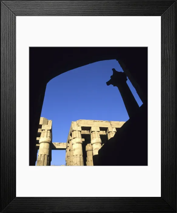 Framed Print : Temple of Luxor - Luxor, Egypt Framed Print : Temple of Luxor - Luxor, Egypt