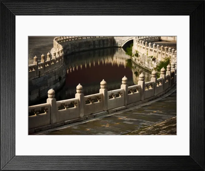 Framed Print : Golden Water River Forbidden City Framed Print : Golden Water River Forbidden City