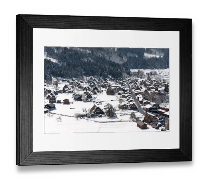 Framed Print : Shirakawa-go Framed Print : Shirakawa-go