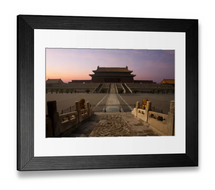 Framed Print : Forbidden City Palace Supreme Harmony Sunrise Framed Print : Forbidden City Palace Supreme Harmony Sunrise