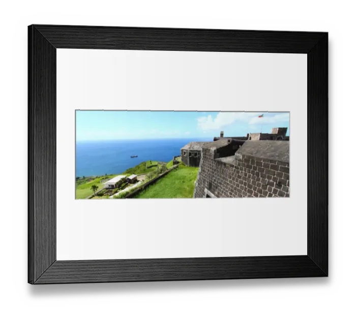 Framed Print : Brimstone Hill Fortress - St Kitts Framed Print : Brimstone Hill Fortress - St Kitts