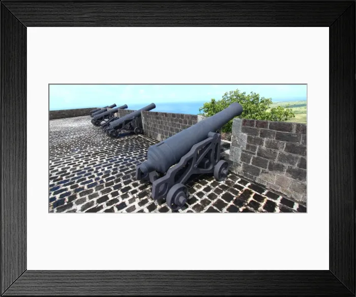 Framed Print : Brimstone Hill Fortress - Saint Kitts Framed Print : Brimstone Hill Fortress - Saint Kitts