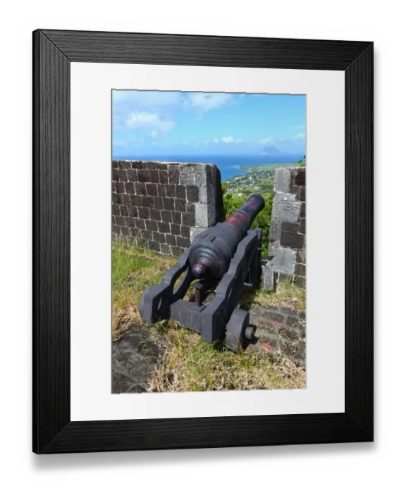Framed Print : Brimstone Hill Fortress - Saint Kitts Framed Print : Brimstone Hill Fortress - Saint Kitts
