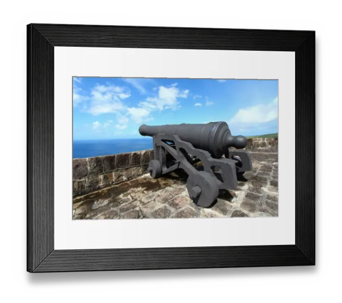 Framed Print : Brimstone Hill Fortress - Saint Kitts Framed Print : Brimstone Hill Fortress - Saint Kitts