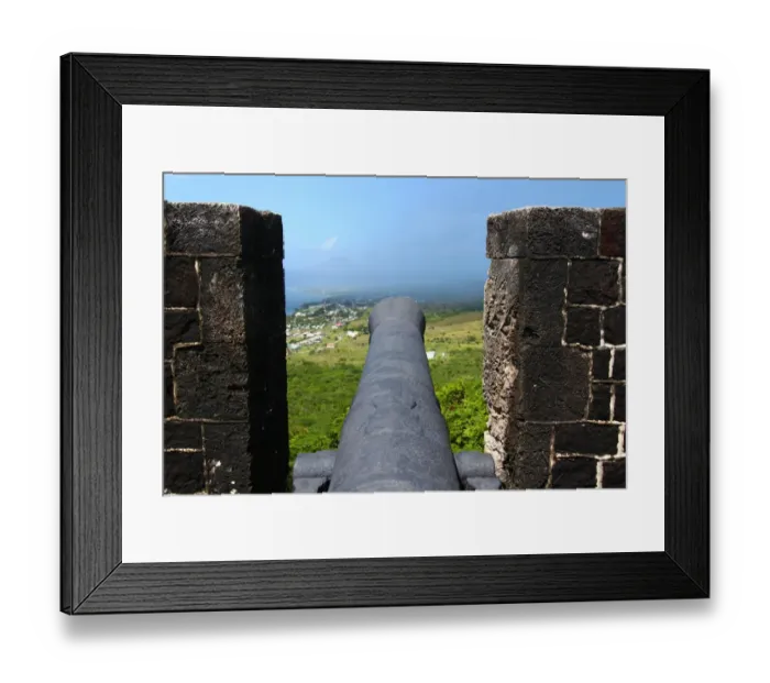 Framed Print : Brimstone Hill Fortress - St Kitts